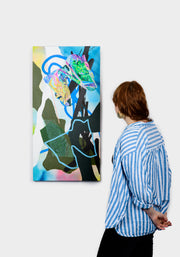 "Transfert" by Quebec-based artist Diane Roe explore reality of our melting glaciers in northen America. Collect art Online at Gems Montreal.